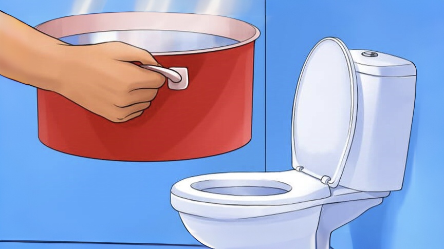 how to unclog a toilet without a plunger